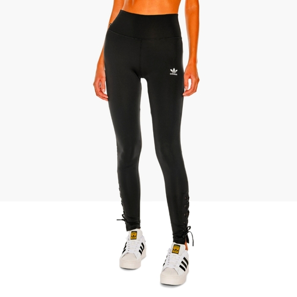 adidas Always Original 7/8 HW Leggings Black | adidas Size M - Picture 1 of 3